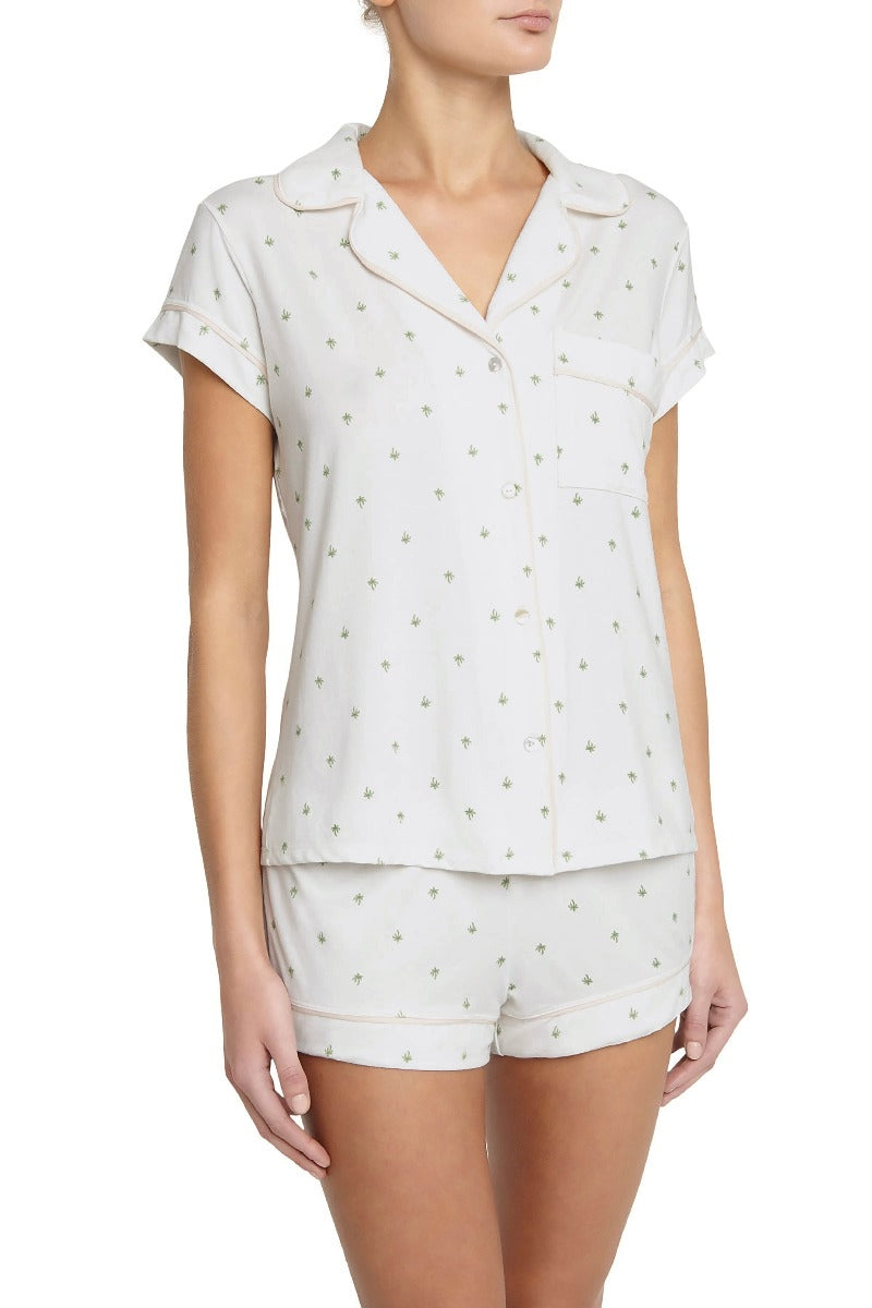 Eberjey | Giving Palm - Short Sleeve PJ Set