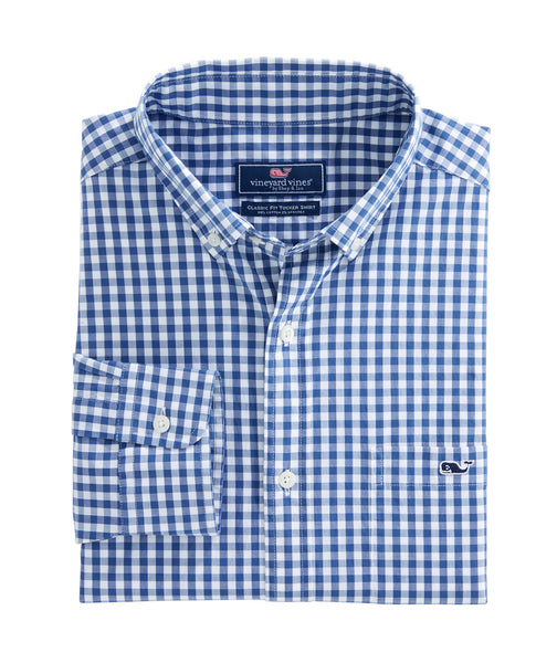 Vineyard Vines | Carleton Gingham Classic Stretch Tucker Shirt