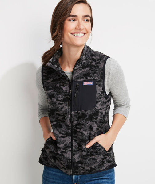 Vineyard Vines | Camo Sherpa Harbor Vest