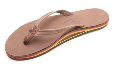 Rainbow Sandals | Sun Set Single Layer w/ Narrow Strap