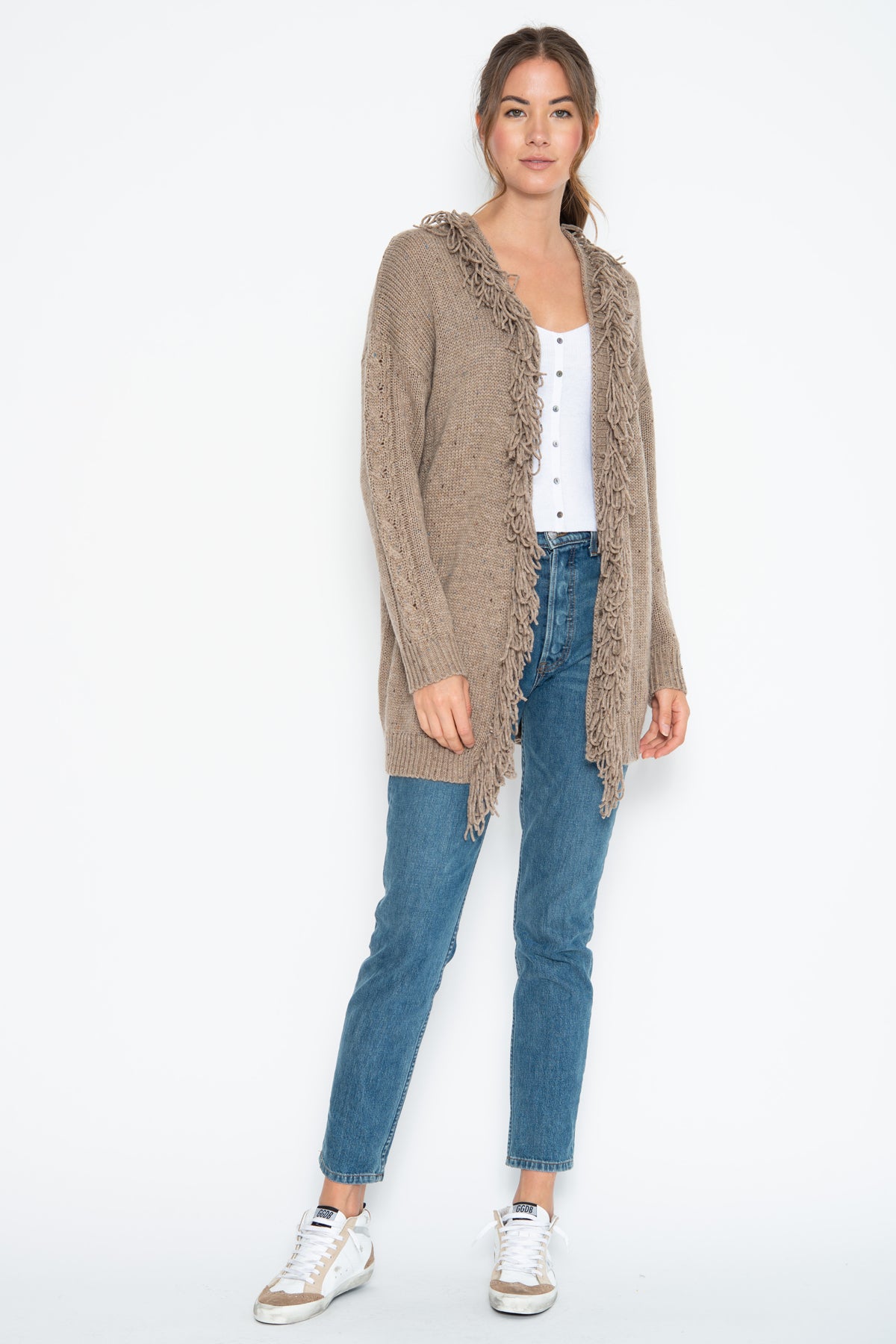 One Grey Day | Warren Fringe Cardigan