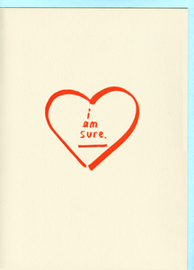 People I've Loved | I Am Sure Card