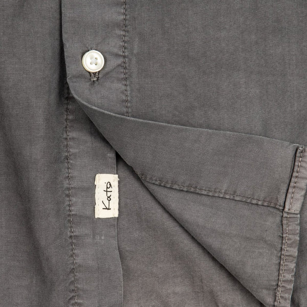 Hiroshi Kato | "The Ripper" Long Sleeve French Seam Shirt | Tencel & Cotton Blend