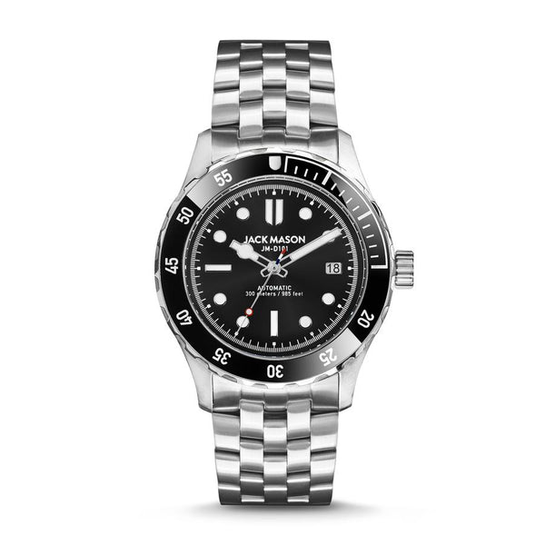 Jack Mason | Diver Automatic 42mm Black Dial/SS Bracelet