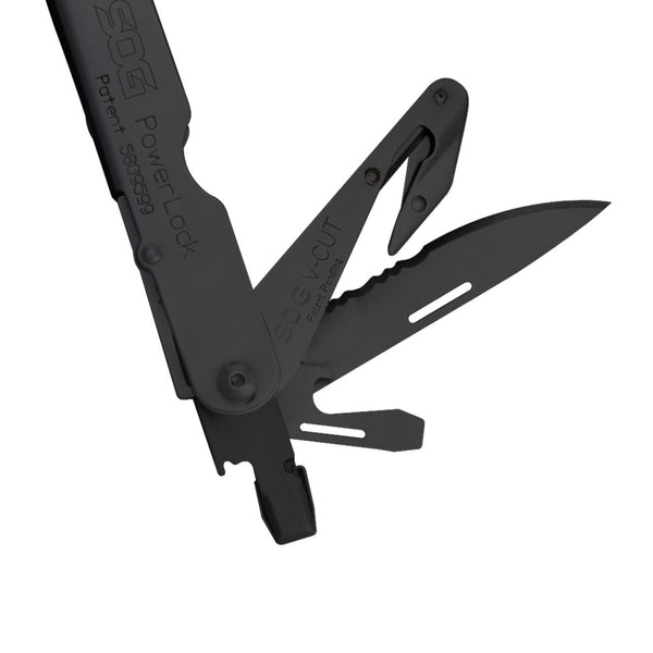 SOG | Powerlock EOD w/ V-Cutter - Black Oxide