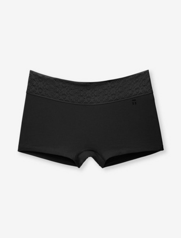 Tommy John | Cool Cotton Boyshort w/ Lace Waist