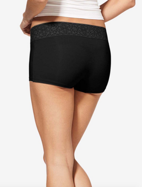 Tommy John | Cool Cotton Boyshort w/ Lace Waist