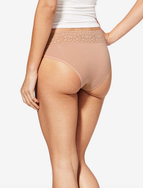 Tommy John | Cool Cotton Cheeky w/ Lace Waist