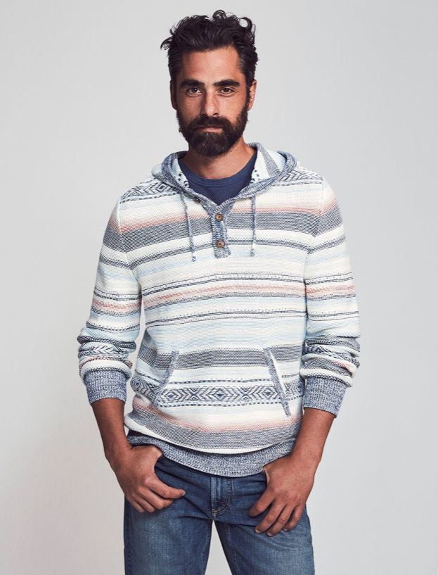 Faherty | Cove Sweater Poncho