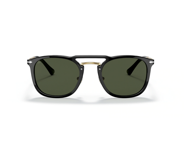 Persol | 3265S | Black / Gold w/ Green | 50