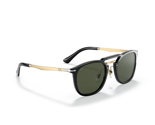 Persol | 3265S | Black / Gold w/ Green | 50