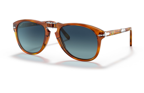 Persol | 0714SM | Terra Di Siena w/ Crystal Gradient Blue Polarized | 54