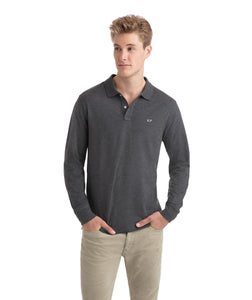 Vineyard Vines | Long Sleeve Stretch Heather Pique Polo