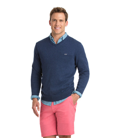 Vineyard Vines | Lightweight Heather V-Neck