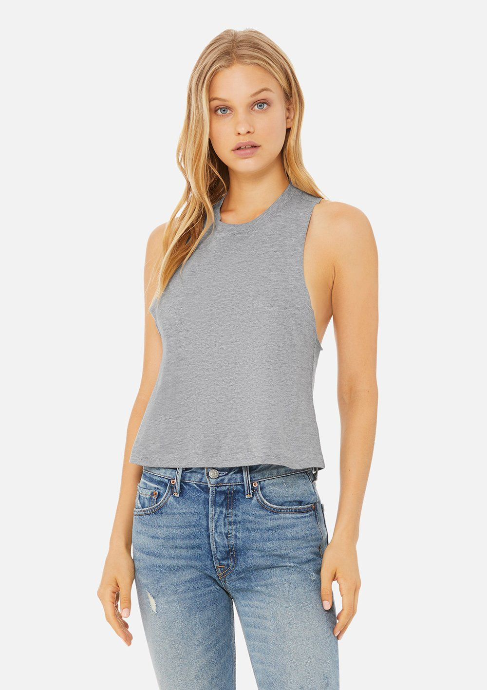 Bella+Canvas| Sueded Crop Tank