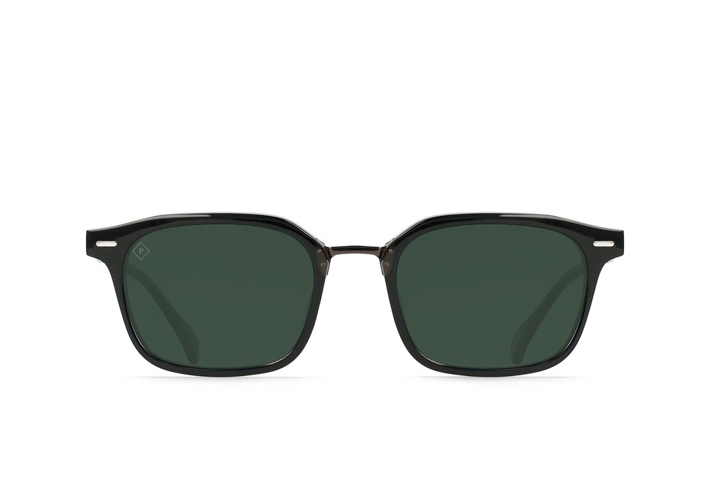 RAEN | Bastien | Crystal Black + Polished Onyx / Green Polarized | 53