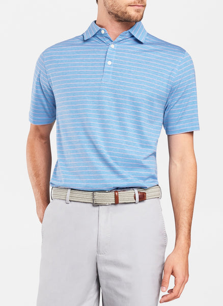 Peter Millar | Jackson Stripe Cotton Lisle Polo