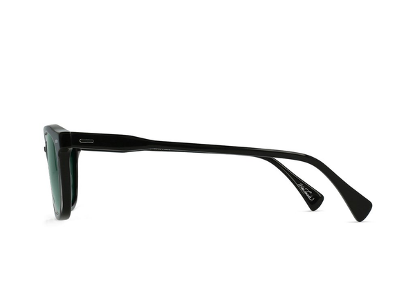 RAEN | Bastien | Crystal Black + Polished Onyx / Green Polarized | 53