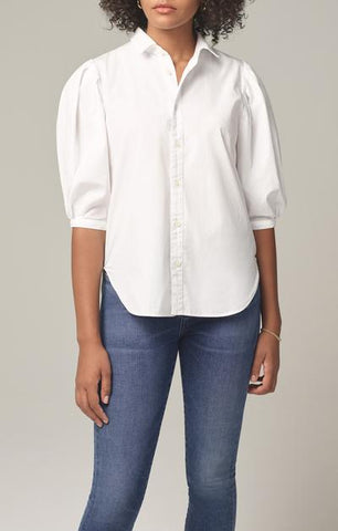 Citizens Of Humanity | Ines Pleat Half Sleeve Shirt