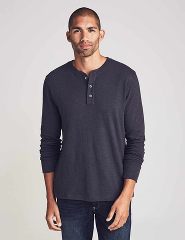 Faherty | Slub Cotton Henley