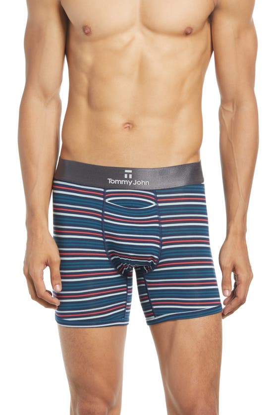 Tommy John | Second Skin Titanium Stripe 4" Boxer Brief