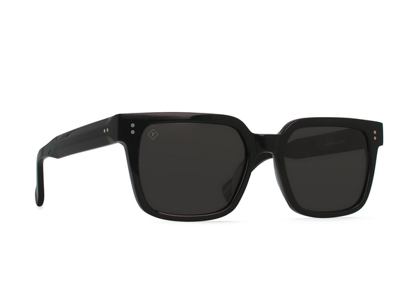 RAEN - West - Crystal Black / Smoke Polarized