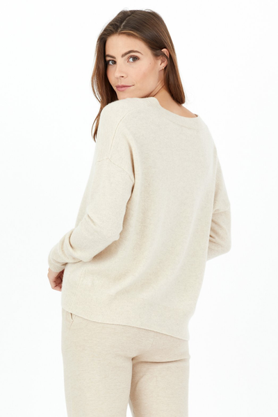 One Grey Day | Spenser Cashmere V-Neck