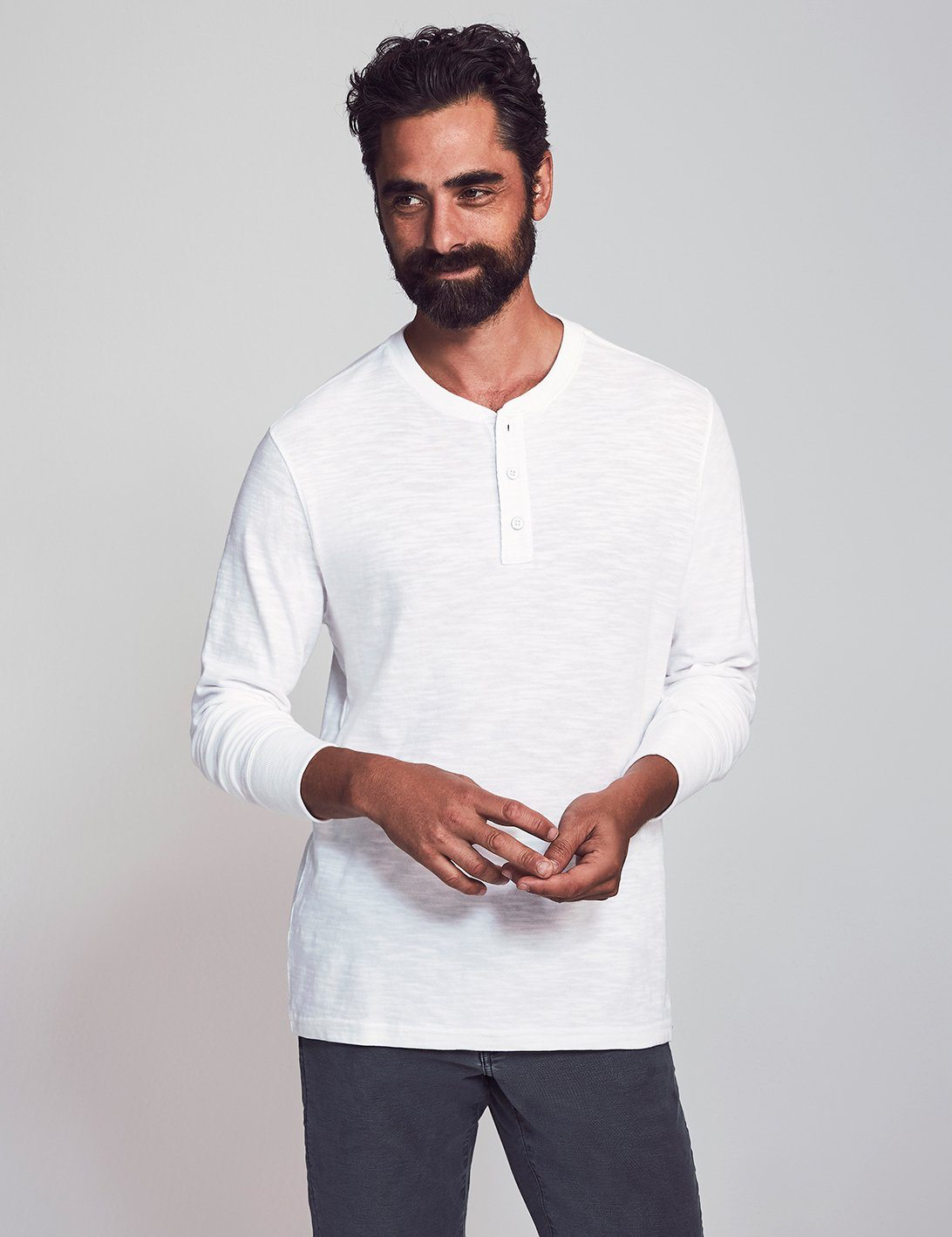 Faherty | Slub Cotton Henley