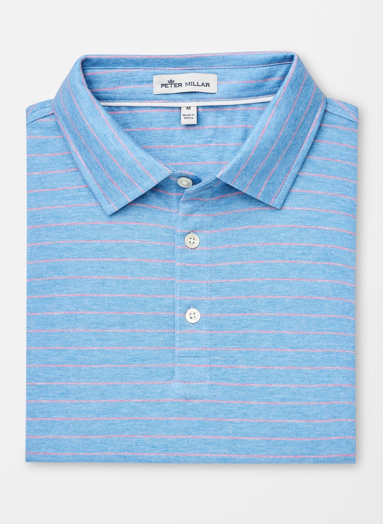 Peter Millar | Jackson Stripe Cotton Lisle Polo