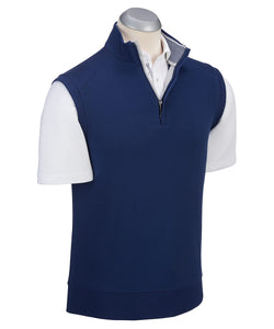 Bobby Jones | Leaderboard Pima Cotton Quarter Zip Vest