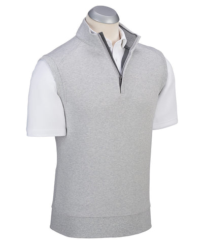 Bobby Jones | Leaderboard Pima Cotton Quarter Zip Vest