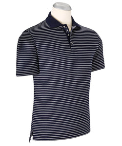 Bobby Jones - Pisano Stripe Cotton Short Sleeve Polo Shirt